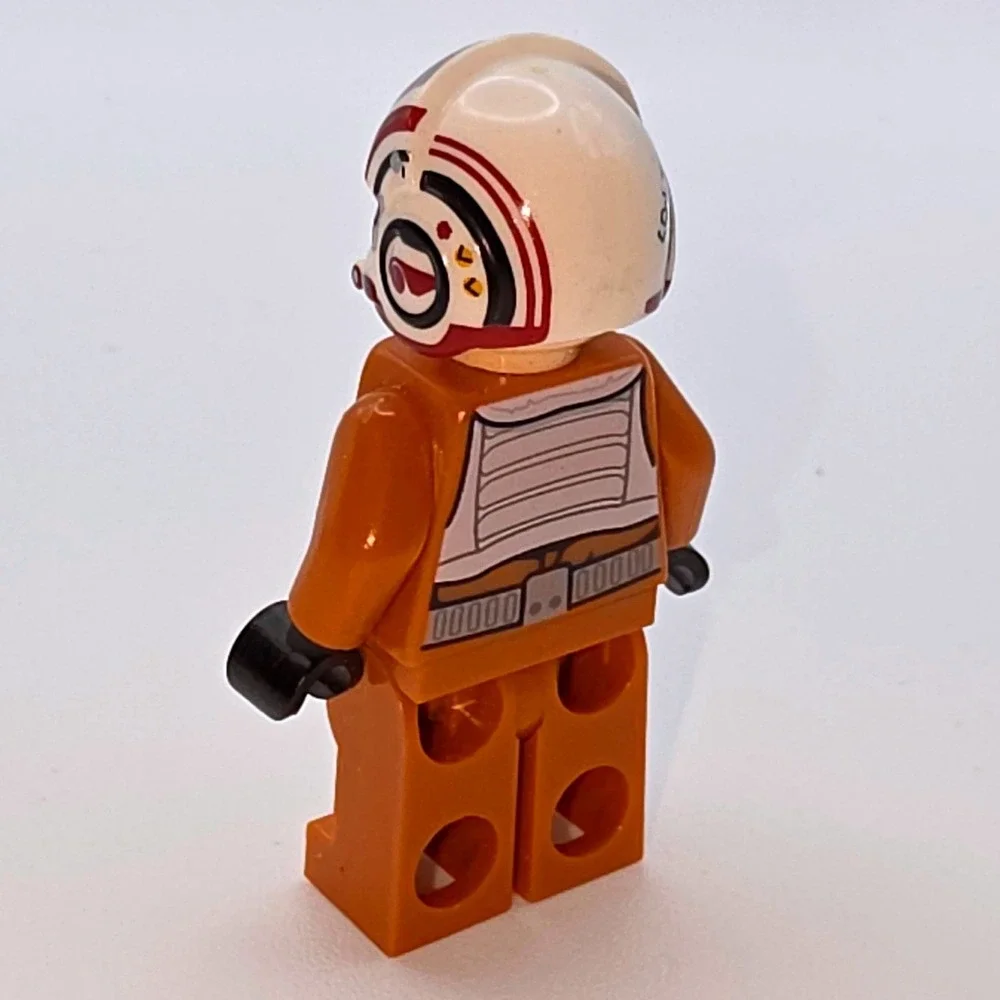 LEGO Star Wars Minifigure Small Orange Excellent Condition Resistance Pilot